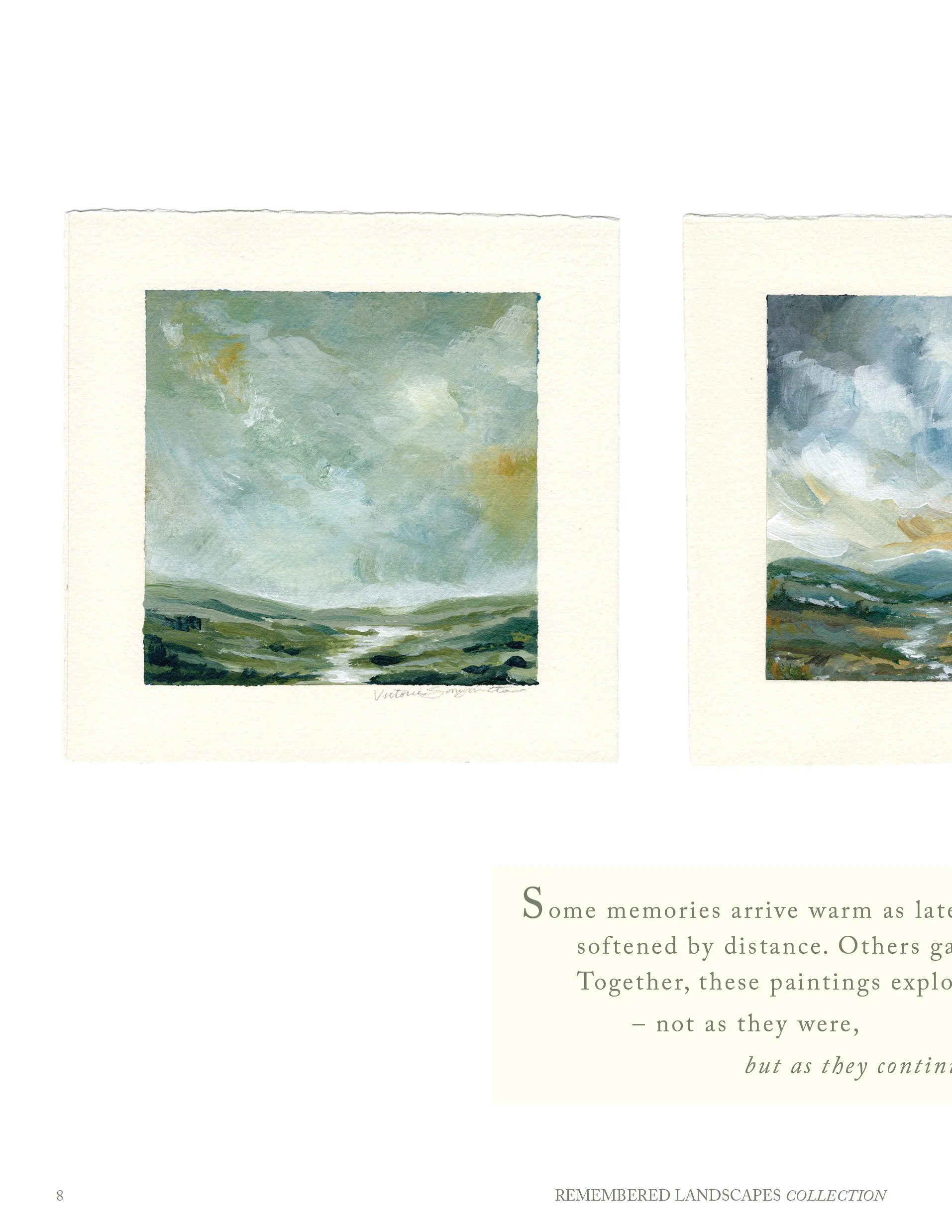 Remembered Landscapes catalog page 8