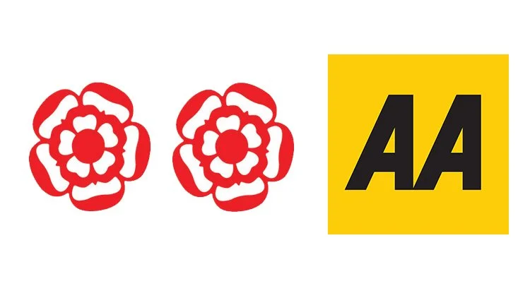 Two AA Rosettes and AA accreditation