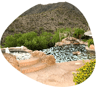 Custom Pools with Integrated Spas