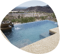 Infinity and Negative Edge Pool Construction in Arizona