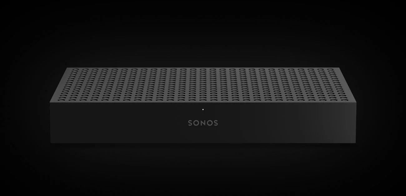 Sonos Amp Multi four-zone eight-channel amplifier front panel, now available from VIP Smart Homes in Seattle