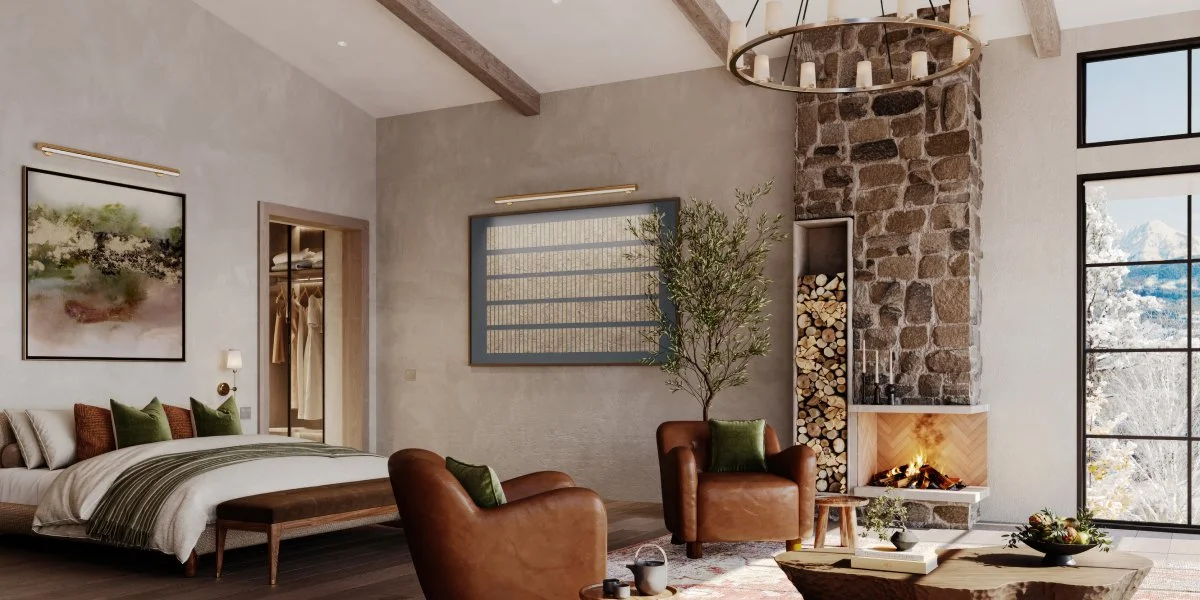Lutron Ketra calm cool primary bedroom suite for restful sleep | VIP Smart Homes Seattle