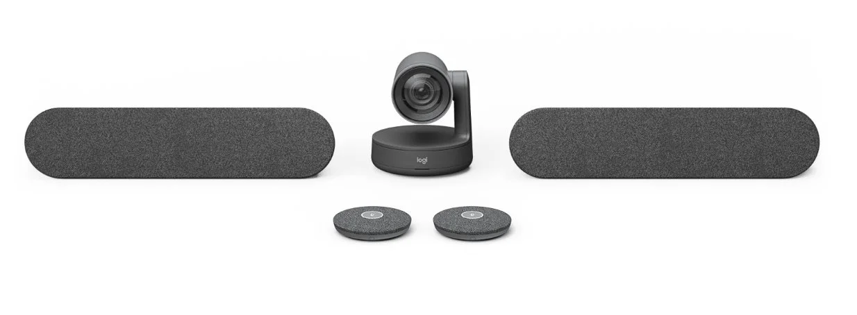 Logitech Rally Plus Modular Video Conferencing System with Premium Speakers and Microphone Pods for Large Boardrooms | VIP Smart Homes Bellevue