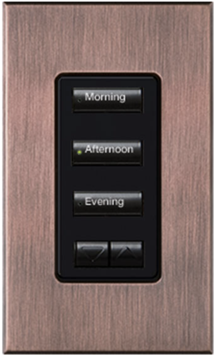 Lutron seeTouch Antique Bronze (QZ) Keypad | VIP Smart Homes Seattle