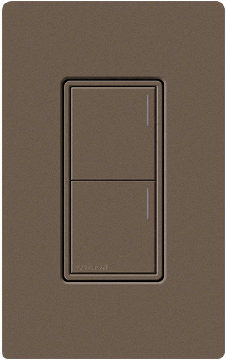 Lutron Sunnata Satin Espresso (EP) Keypad | VIP Smart Homes Seattle