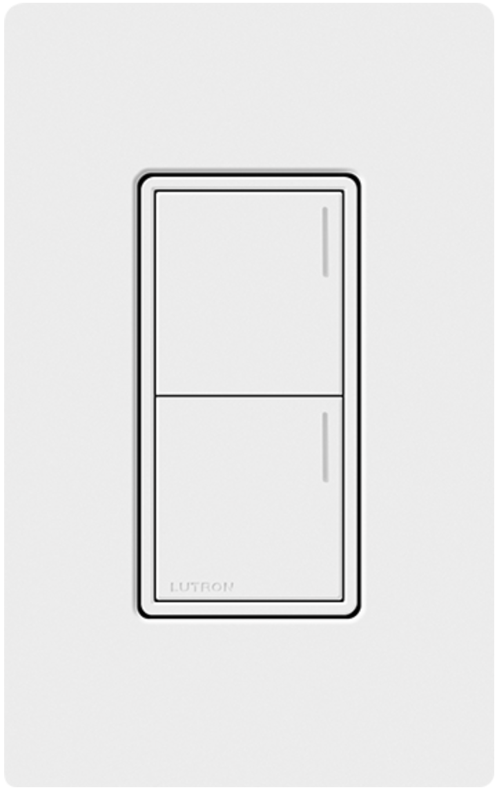 Lutron Sunnata Gloss White (WH) Keypad | VIP Smart Homes Seattle