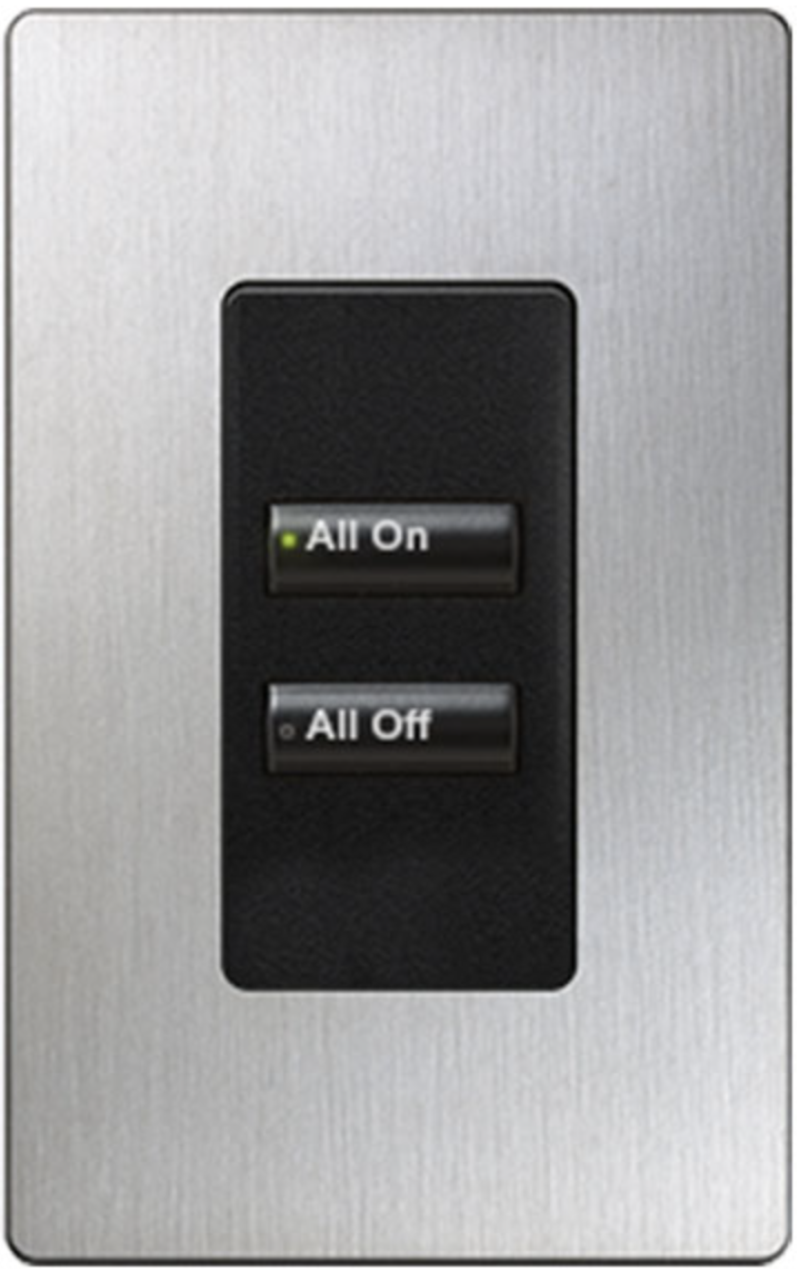 Lutron seeTouch Stainless Steel (SS) Keypad | VIP Smart Homes Seattle