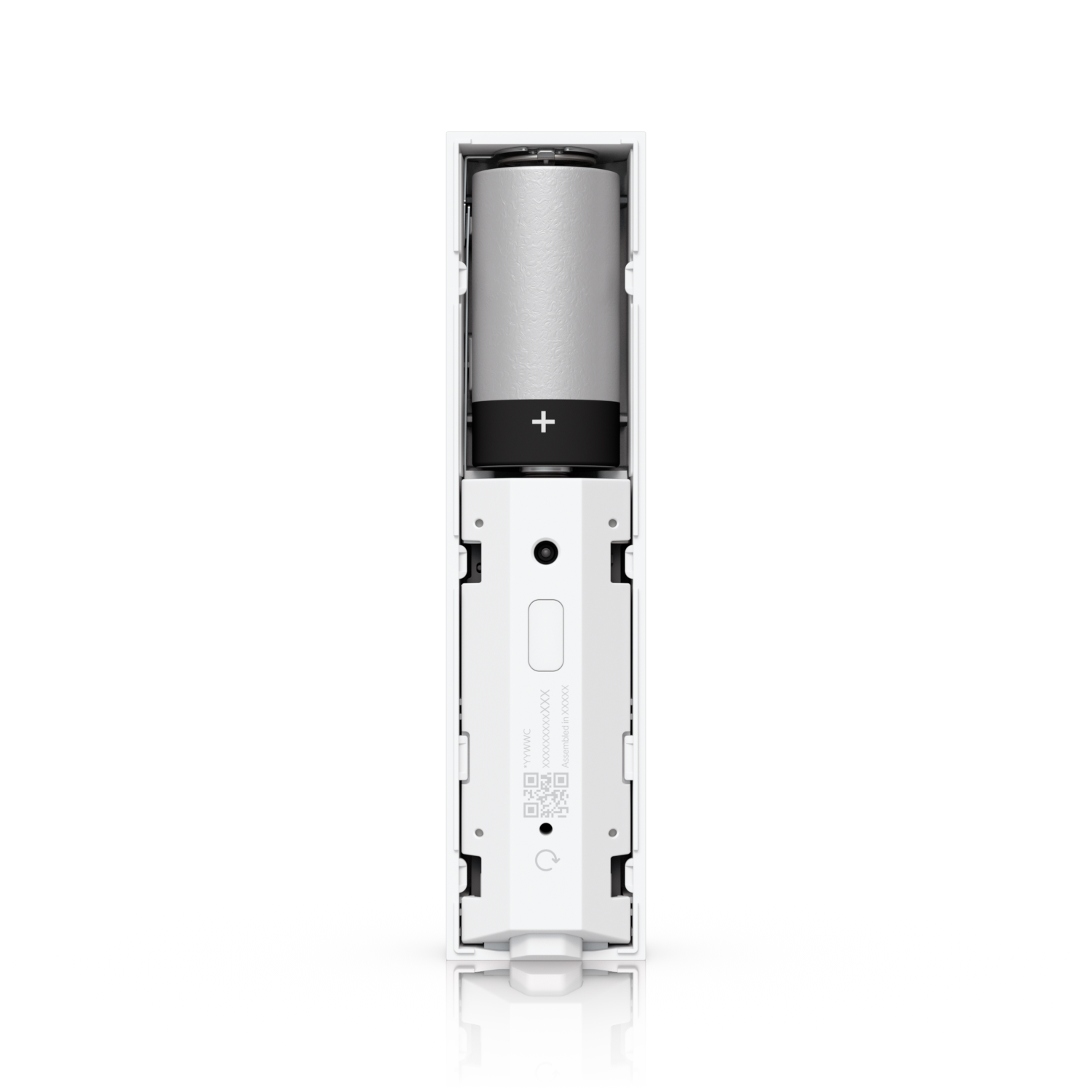 UniFi SuperLink Motion Sensor USL-Motion open battery compartment with CR123A battery
