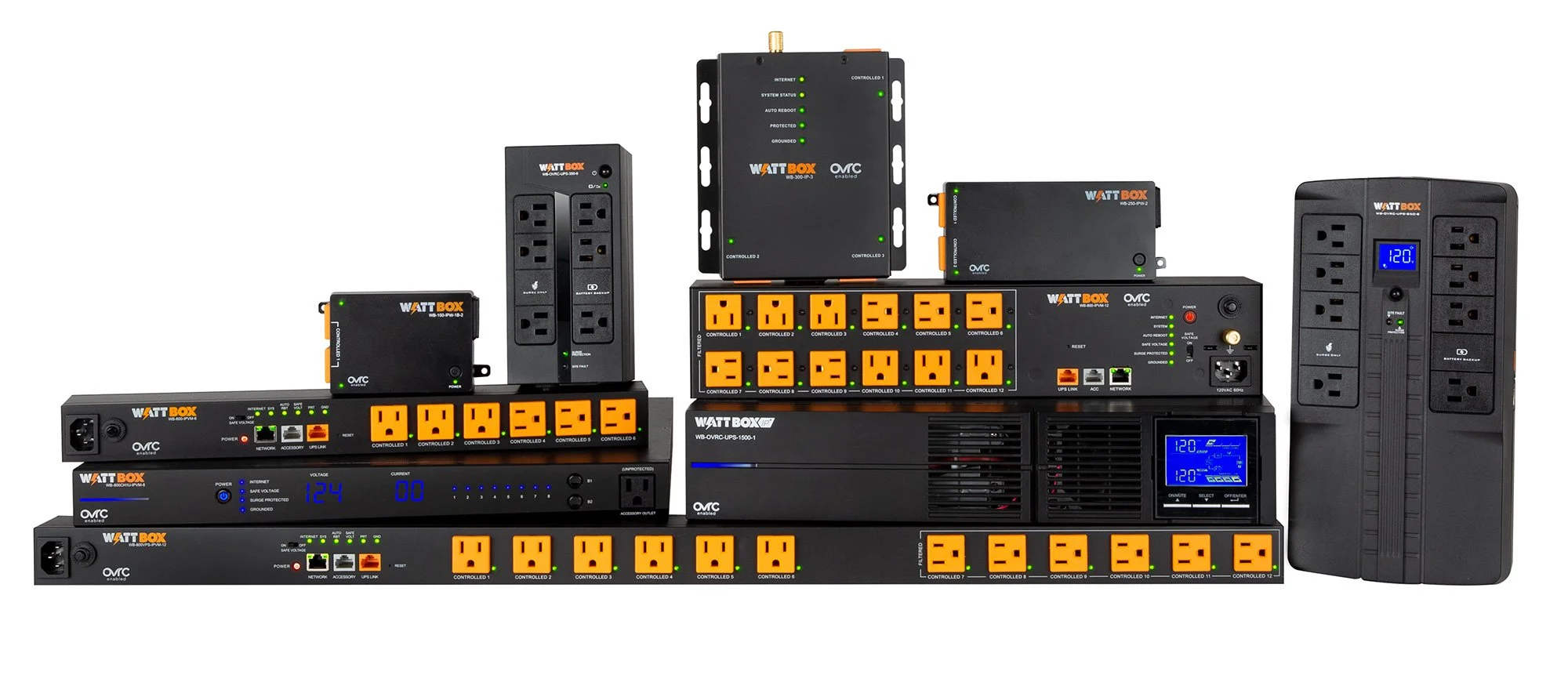 WattBox Product Family Featuring IP Power Conditioners, Surge Protectors, and OvrC Enabled Battery Backup Units | VIP Smart Homes Seattle
