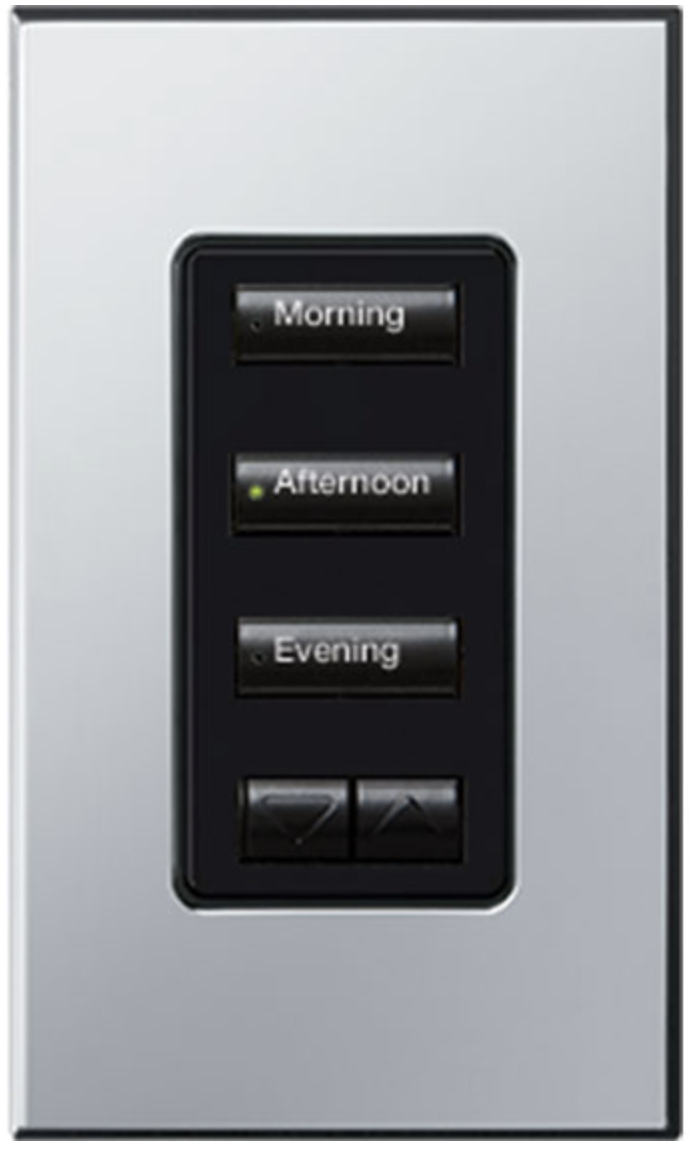 Lutron seeTouch Bright Chrome (BC) Keypad | VIP Smart Homes Seattle