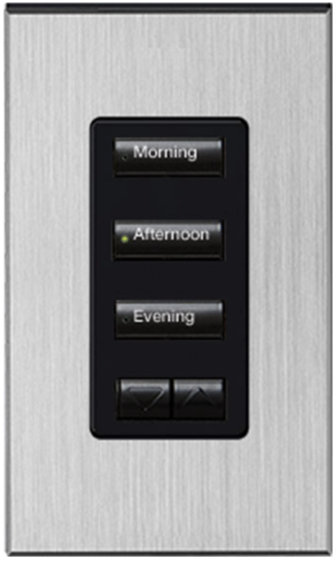 Lutron seeTouch Clear Anodized Aluminum (CLA) Keypad | VIP Smart Homes Seattle