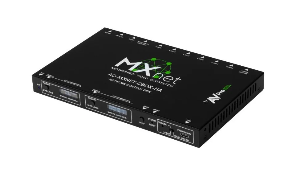 AVPro Edge MXnet CBOX control unit for AV over IP