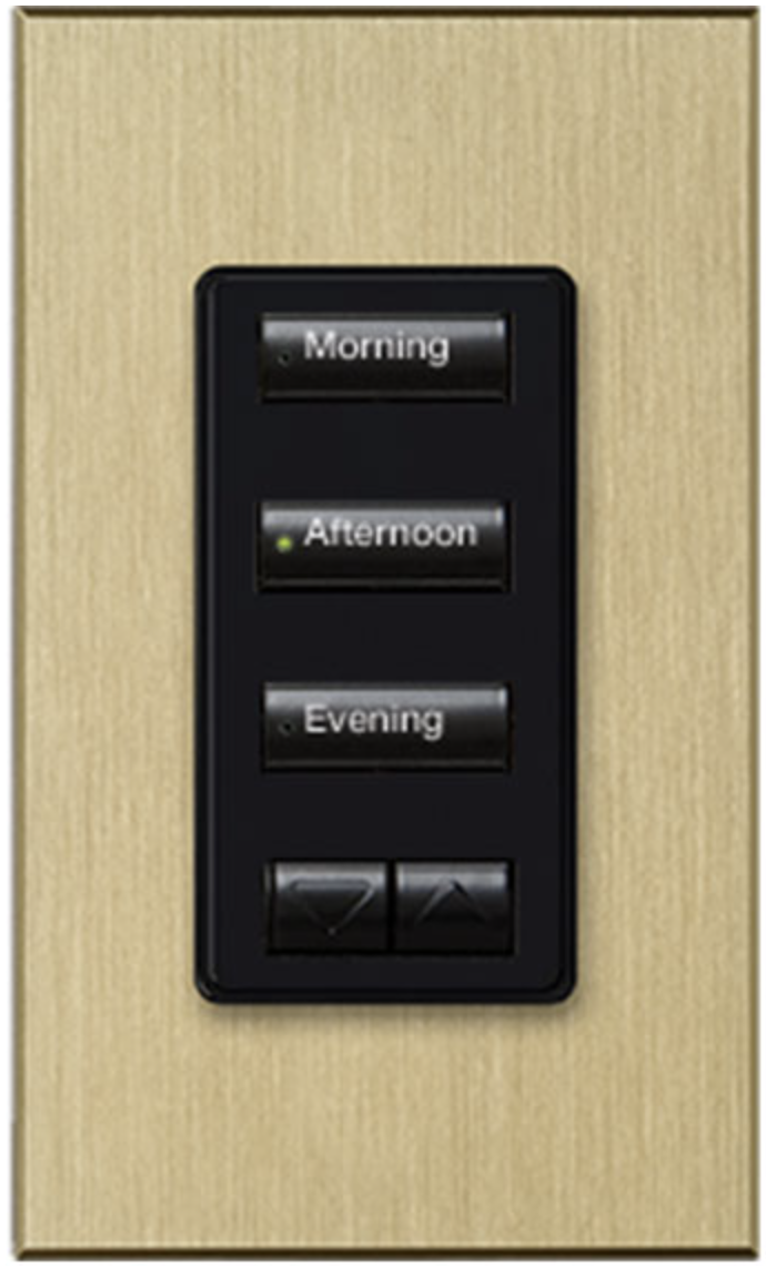 Lutron seeTouch Brass Anodized Aluminum (BRA) Keypad | VIP Smart Homes Seattle