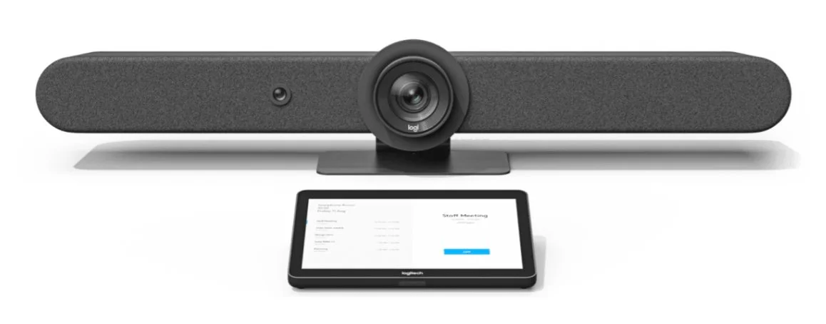 Logitech Rally Bar All In One Video Conferencing System for Medium Conference Rooms with AI Auto Framing and Beamforming Microphones | VIP Smart Homes Seattle