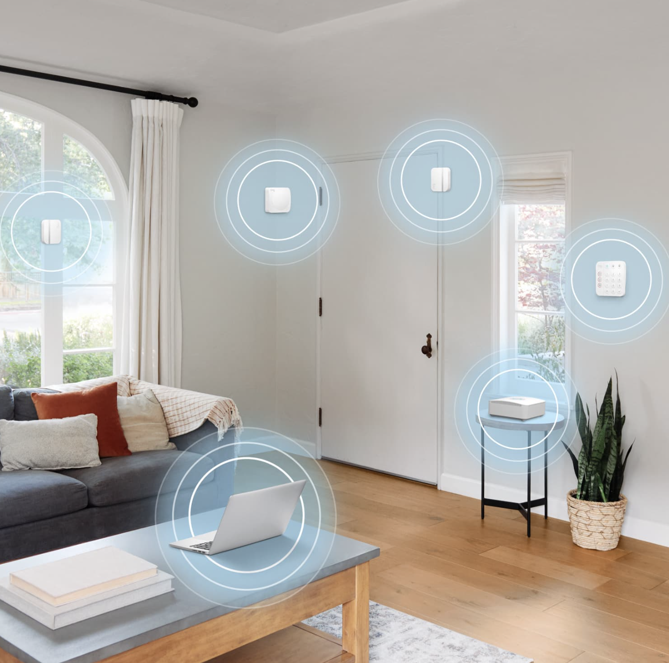 Professional Ring Alarm Installation Showing Strategic Sensor Placement Throughout Luxury Smart Home for Comprehensive Coverage | VIP Smart Homes