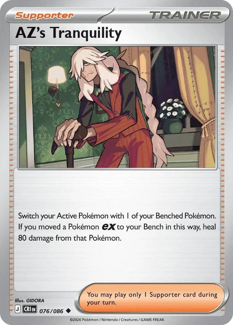 AZ's Tranquility - Chaos Rising Pokemon TCG Card