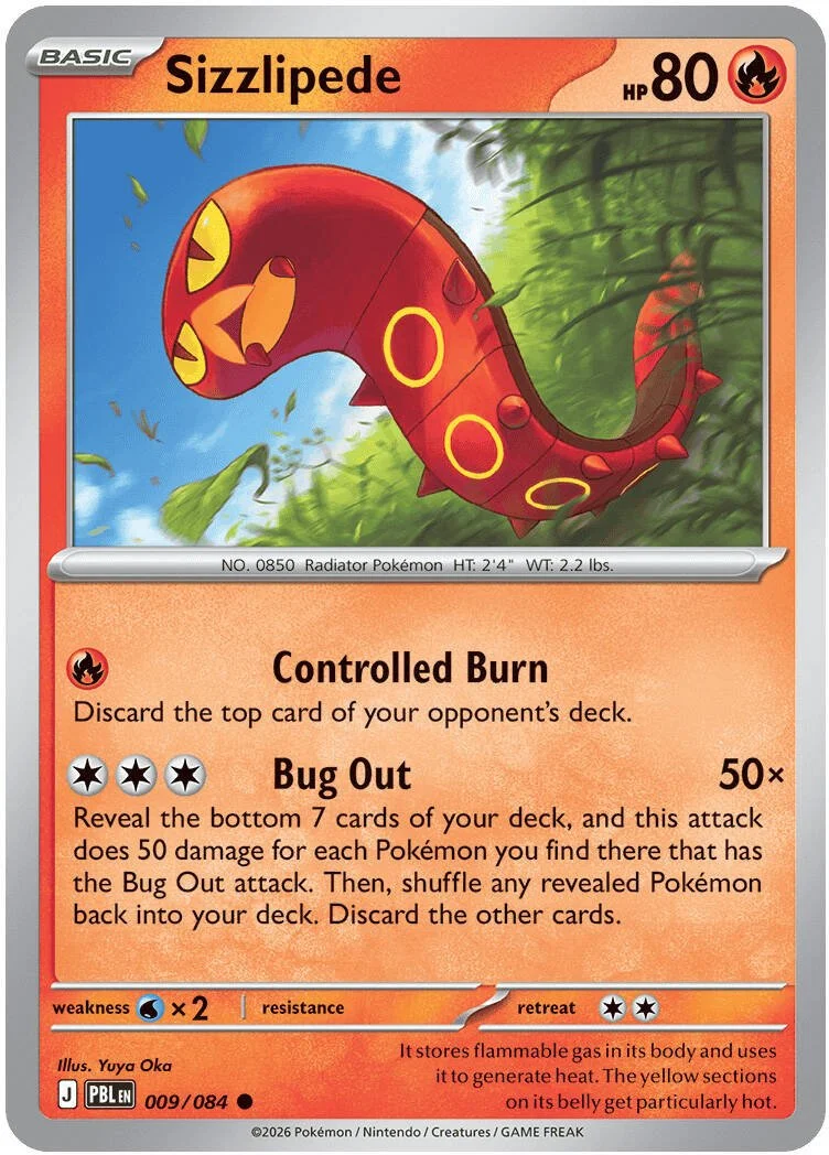 Sizzlipede - Pitch Black Pokemon TCG Card