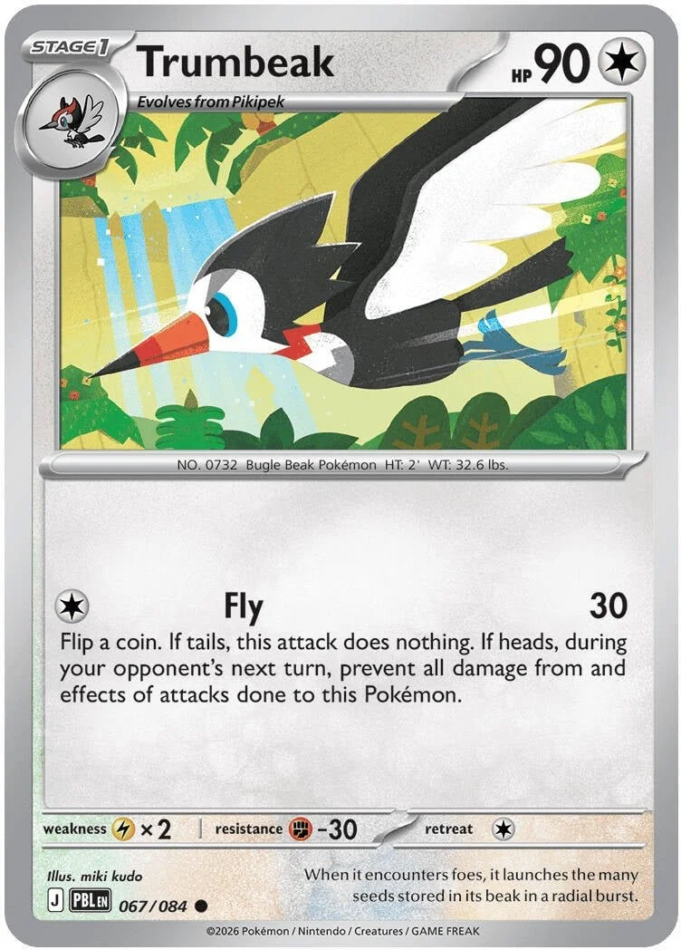 Trumbeak - Pitch Black Pokemon TCG Card