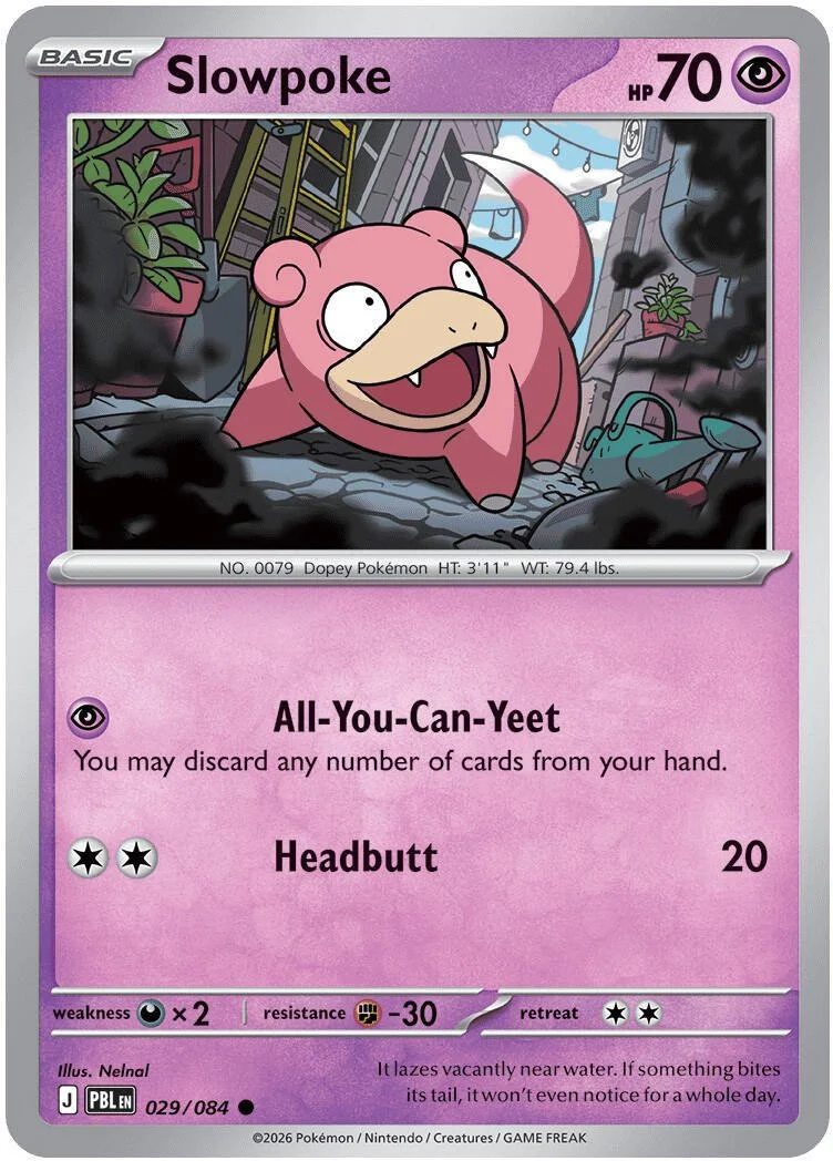 Slowpoke - Pitch Black Pokemon TCG Card