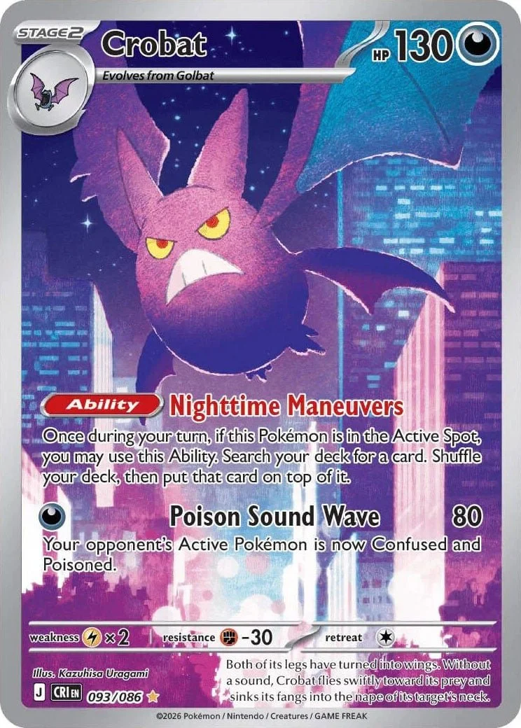 Crobat - Chaos Rising Pokemon TCG Card