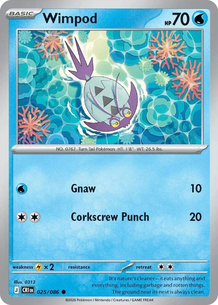 Wimpod - Chaos Rising Pokemon TCG Card