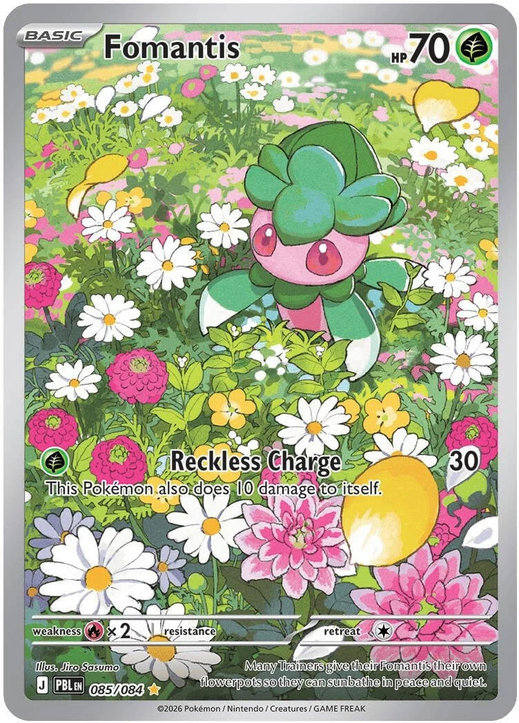 Fomantis - Pitch Black Pokemon TCG Card
