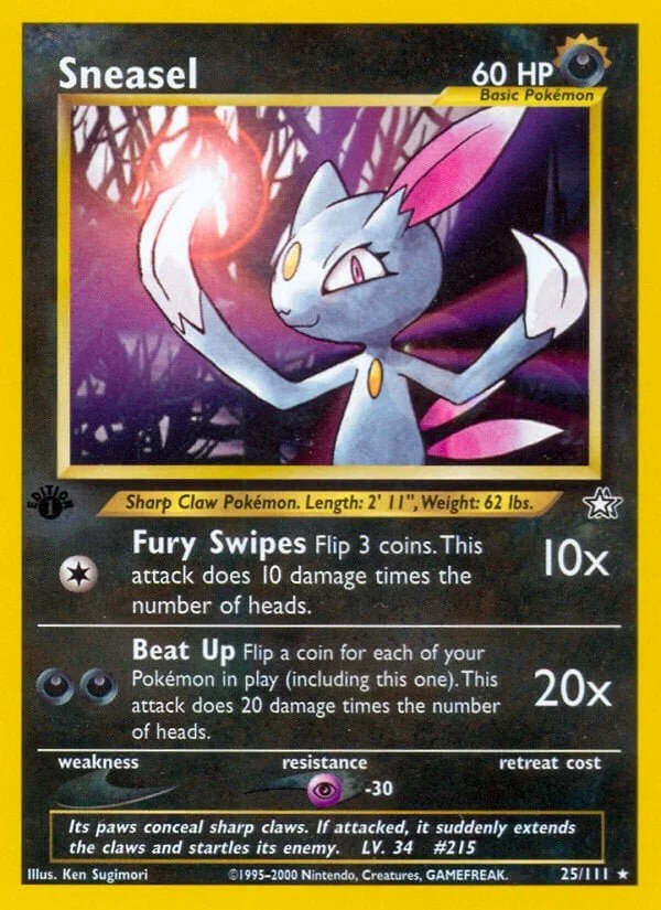 Sneasel - Pokemon TCG Card