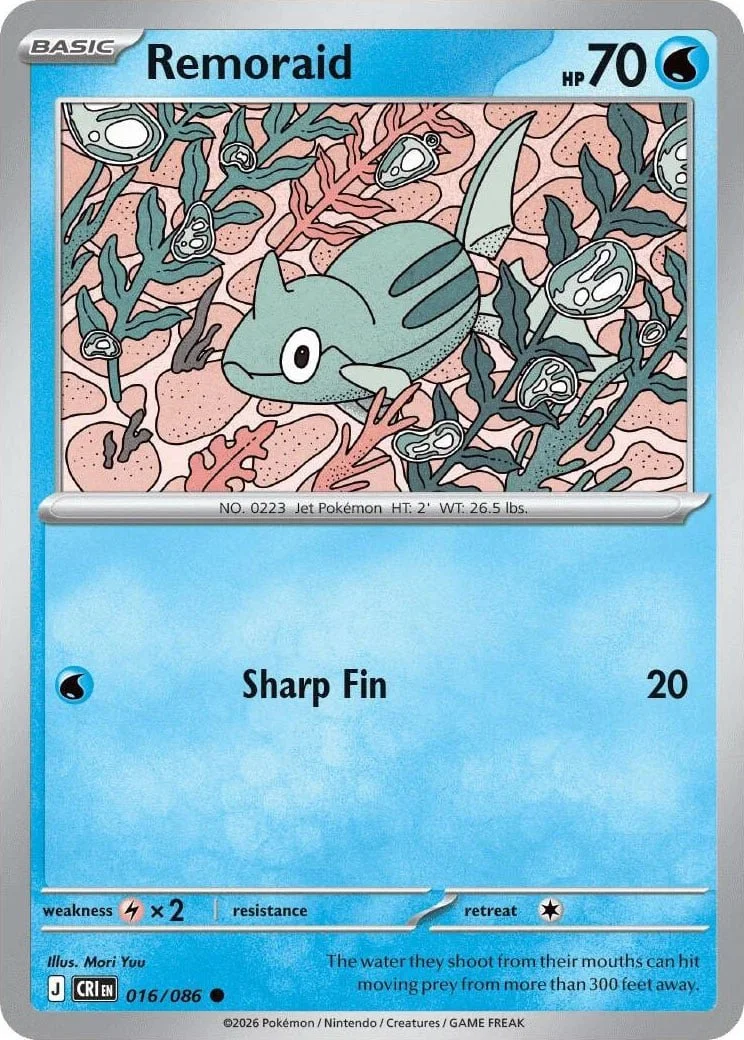 Remoraid - Chaos Rising Pokemon TCG Card
