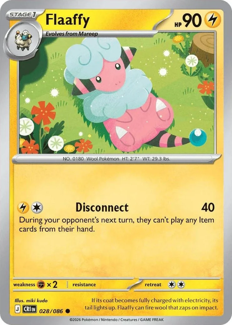 Flaaffy - Chaos Rising Pokemon TCG Card