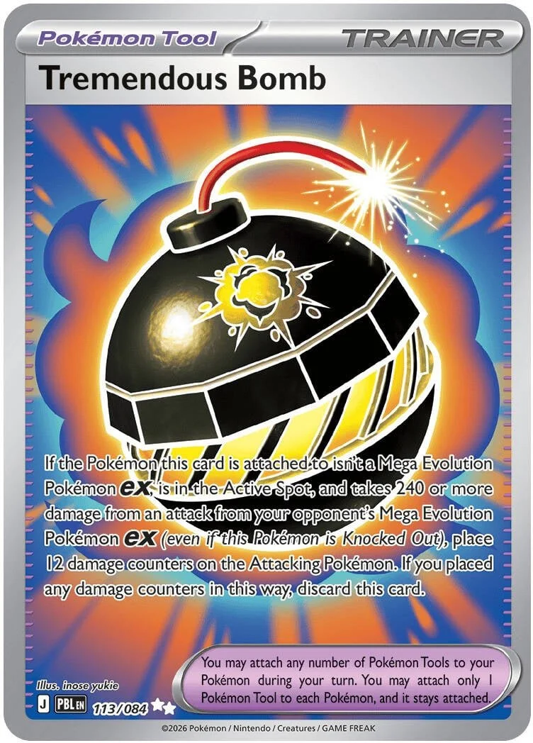 Tremendous Bomb - Pitch Black Pokemon TCG Card