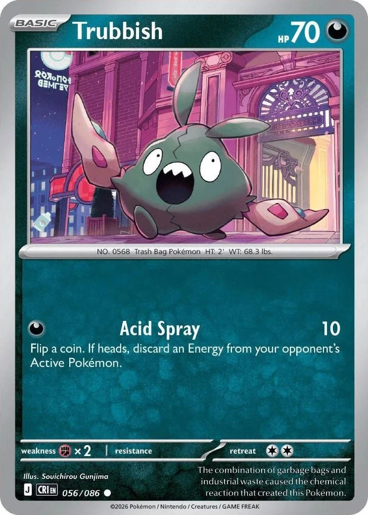 Trubbish - Chaos Rising Pokemon TCG Card