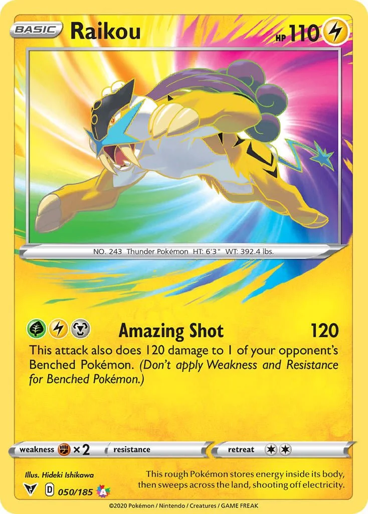 Raikou - Pokemon TCG Card