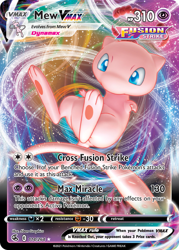 Mew VMAX - Pokemon TCG Card