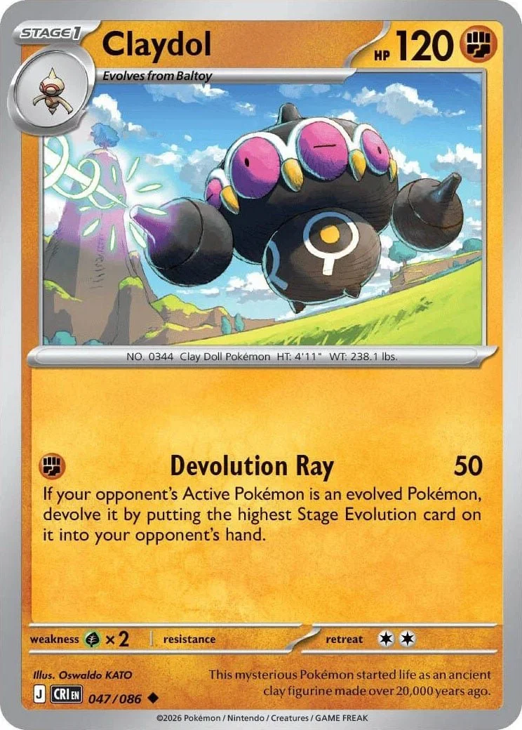 Claydol - Chaos Rising Pokemon TCG Card