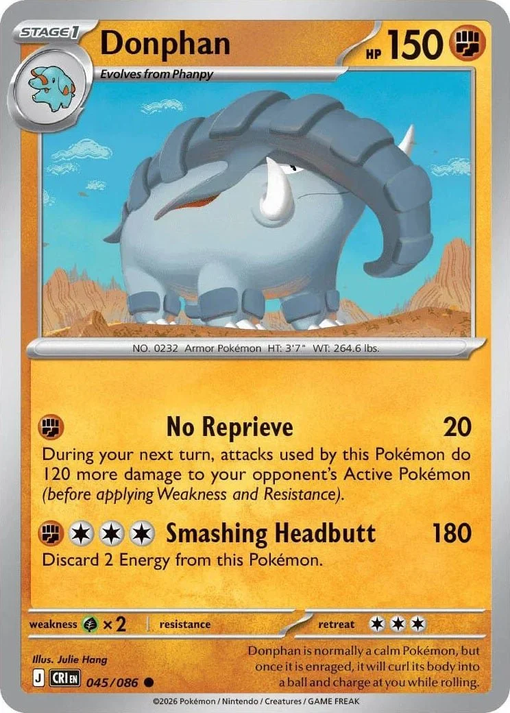 Donphan - Chaos Rising Pokemon TCG Card