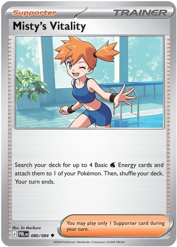 Misty's Vitality - Pitch Black Pokemon TCG Card