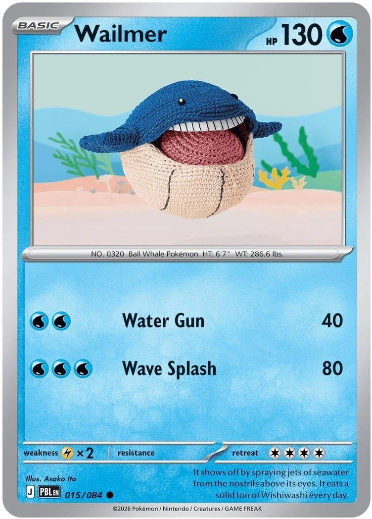 Wailmer - Pitch Black Pokemon TCG Card