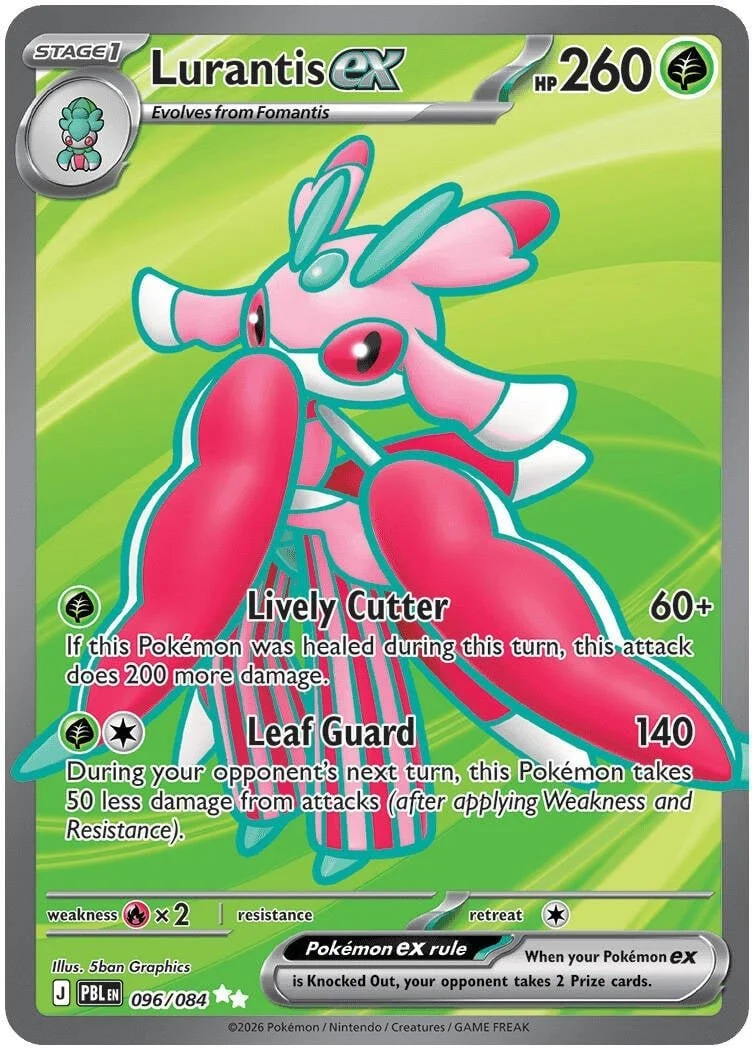 Lurantis ex - Pitch Black Pokemon TCG Card