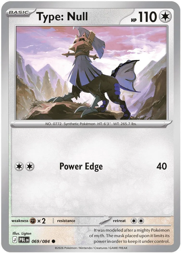 Type: Null - Pitch Black Pokemon TCG Card
