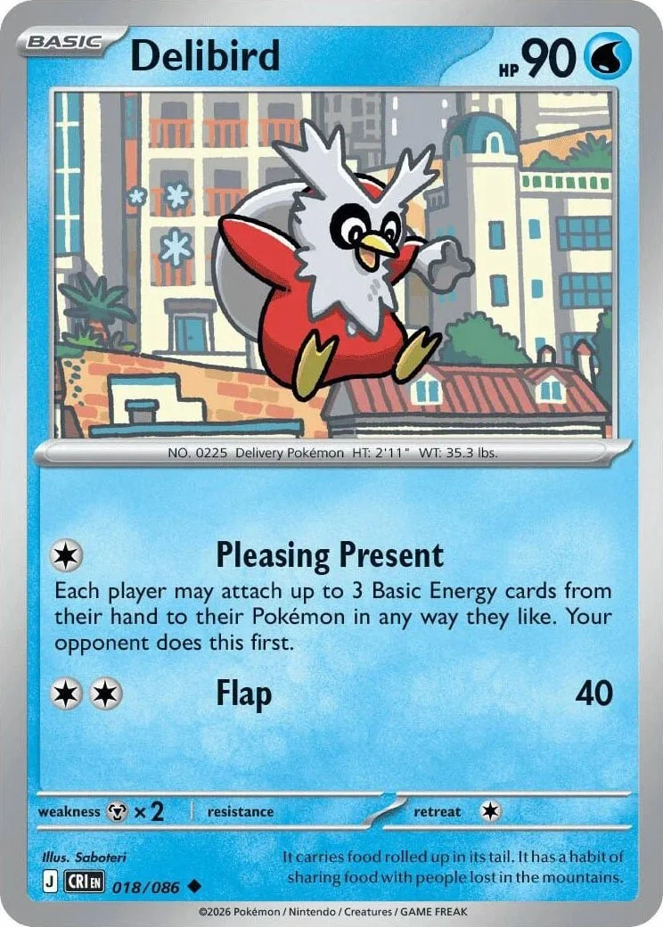 Delibird - Chaos Rising Pokemon TCG Card