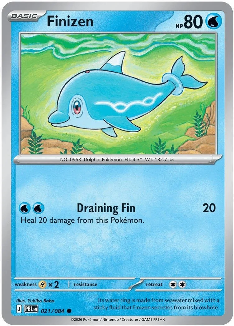 Finizen - Pitch Black Pokemon TCG Card