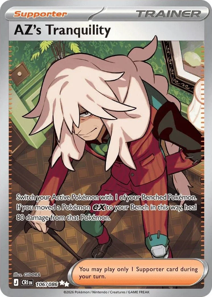 AZ's Tranquility - Chaos Rising Pokemon TCG Card