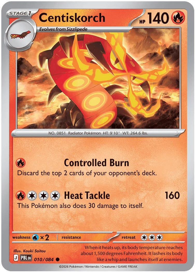 Centiskorch - Pitch Black Pokemon TCG Card