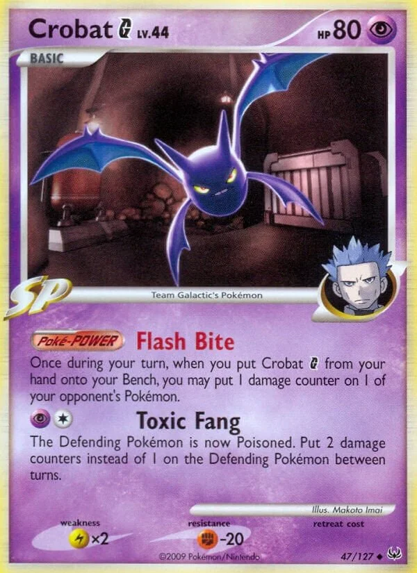 Crobat G - Pokemon TCG Card