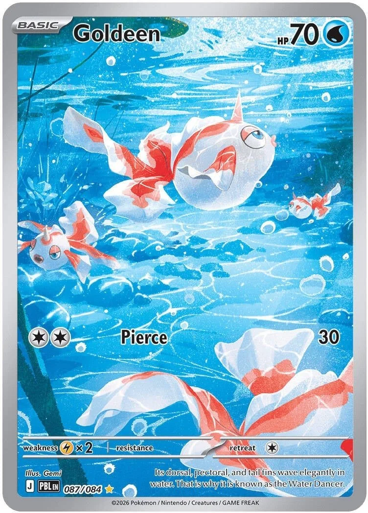 Goldeen - Pitch Black Pokemon TCG Card