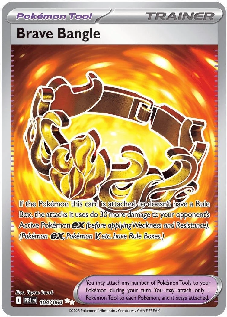 Brave Bangle - Pitch Black Pokemon TCG Card