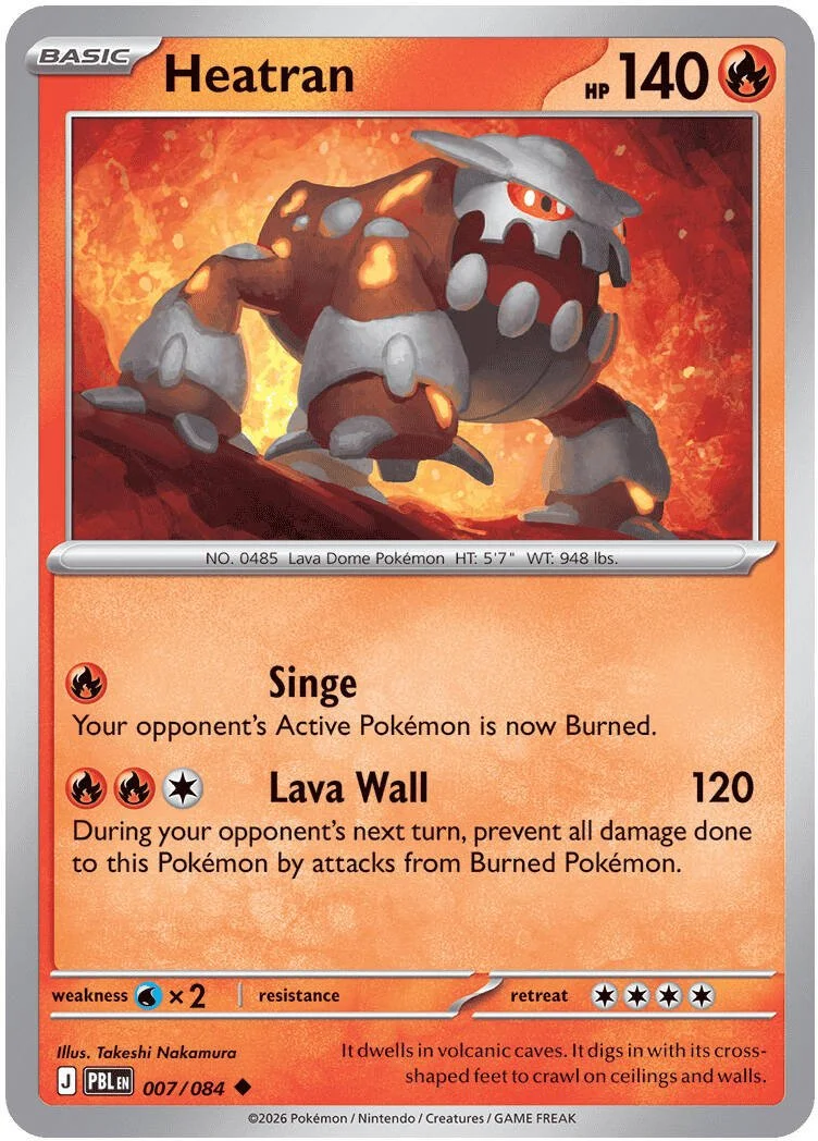 Heatran - Pitch Black Pokemon TCG Card