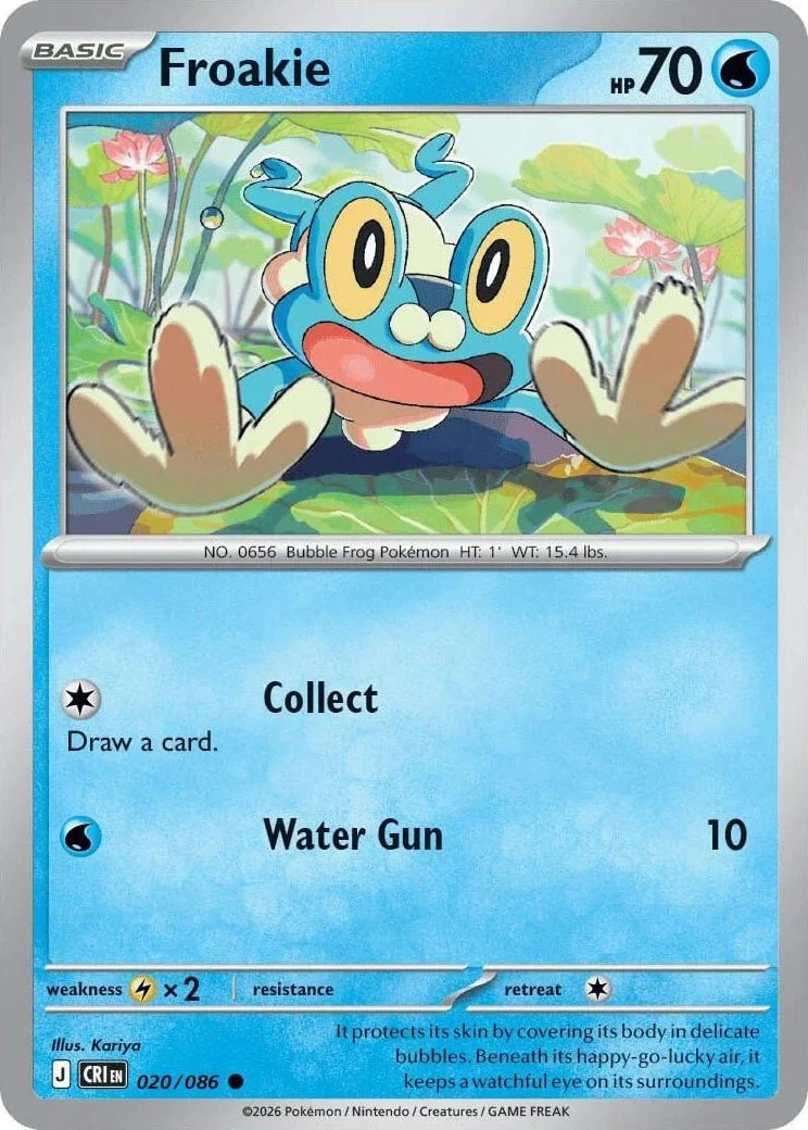Froakie - Chaos Rising Pokemon TCG Card