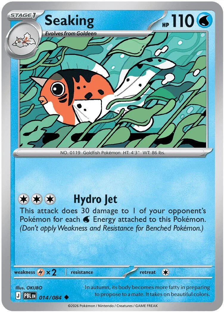 Seaking - Pitch Black Pokemon TCG Card