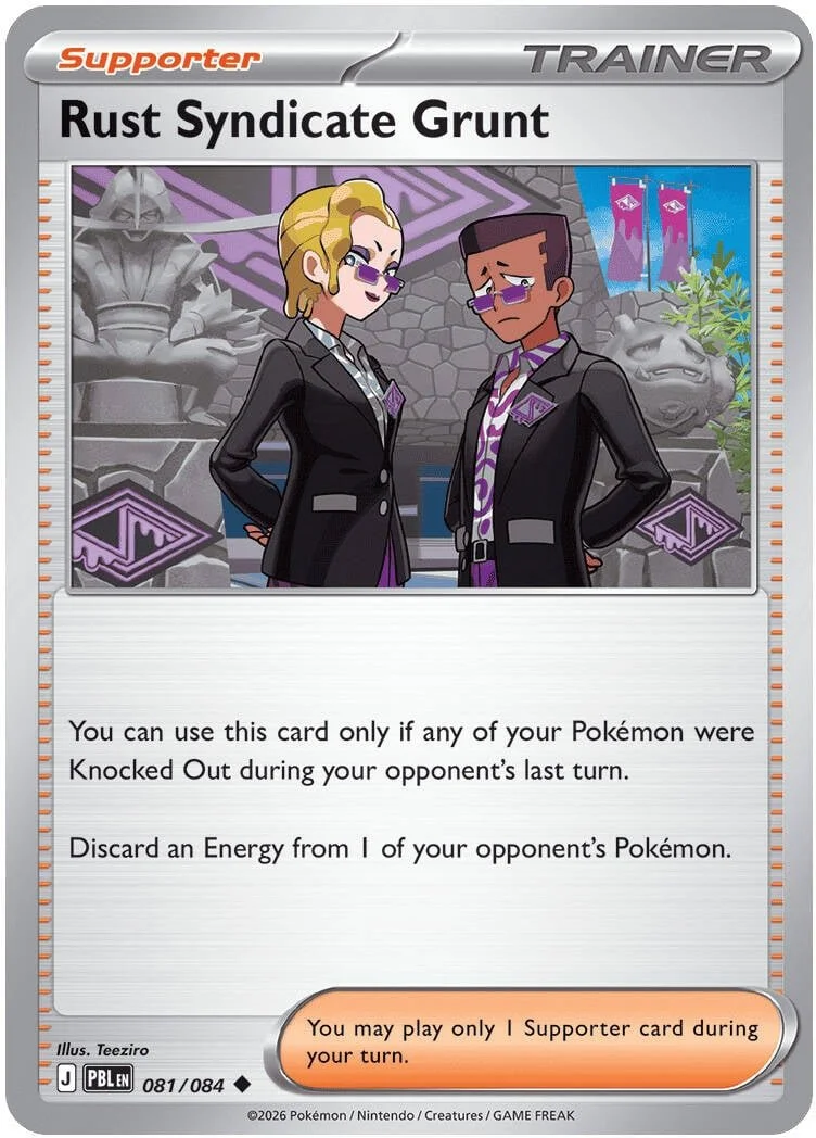 Rust Syndicate Grunt - Pitch Black Pokemon TCG Card